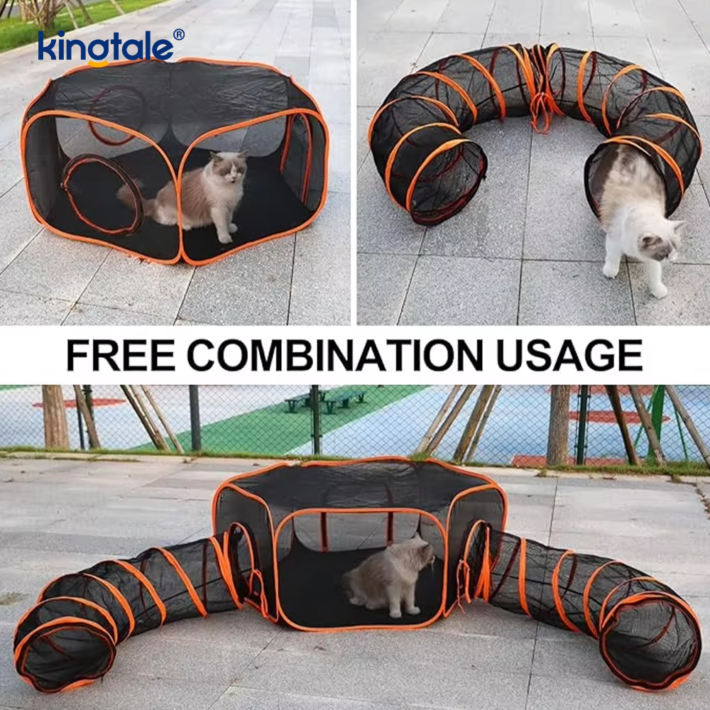 Pet Cat Tunnel Tube Cat Lelut Kokoontaitettava