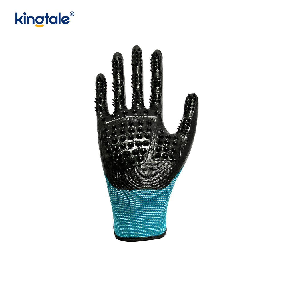 Lemmikkien karvanpoistokäsine Hellävarainen lemmikkieläinten hoitokäsineharja Deshedding Glove
