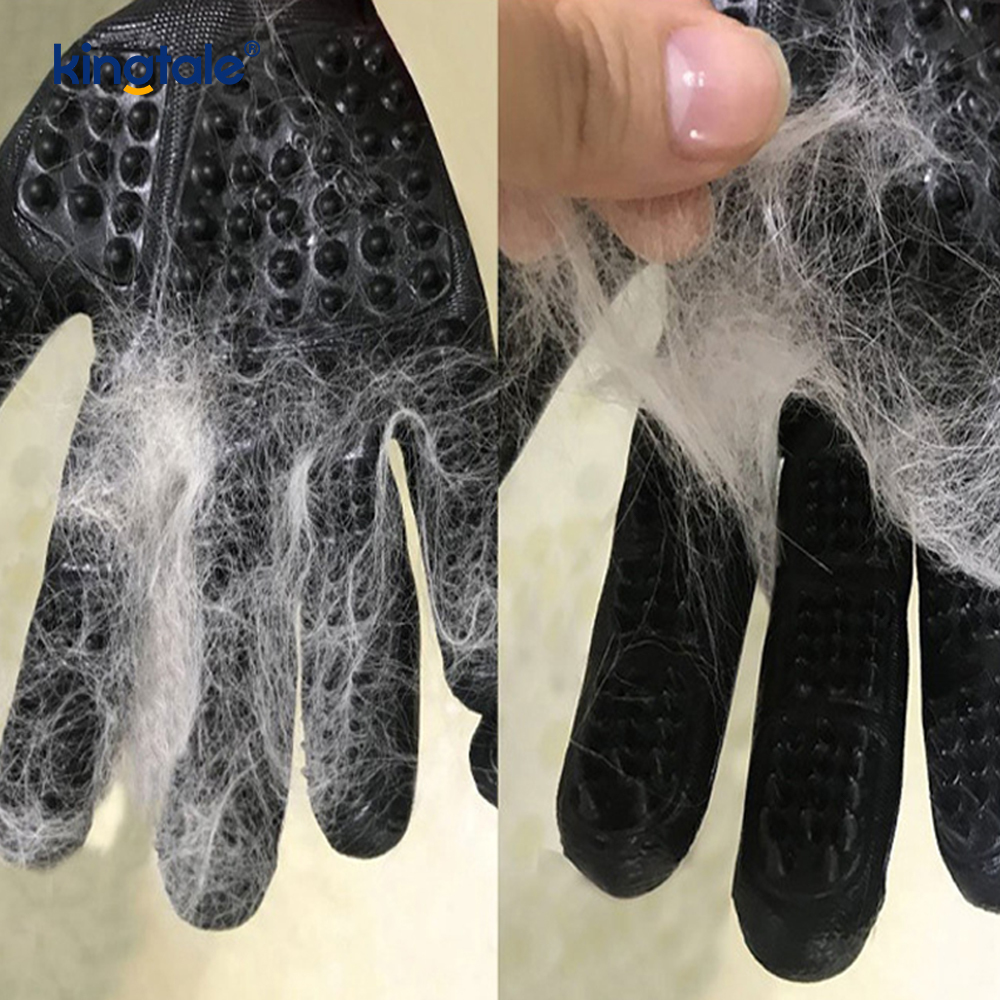 Lemmikkien karvanpoistokäsine Hellävarainen lemmikkieläinten hoitokäsineharja Deshedding Glove