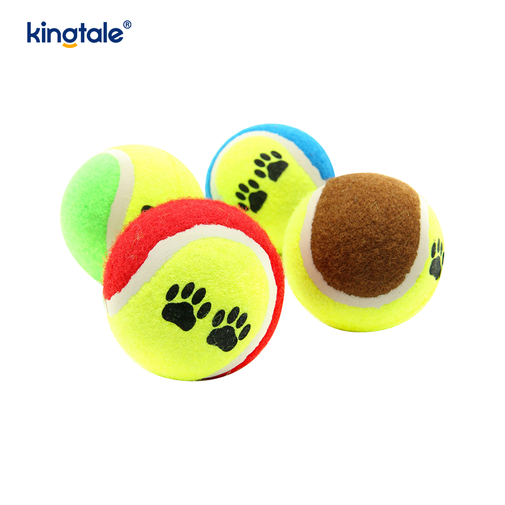 Pet Toy Tennis Kestävä ja puremisenkestävä interaktiiviseen Pet Chew Exercise -harjoitukseen