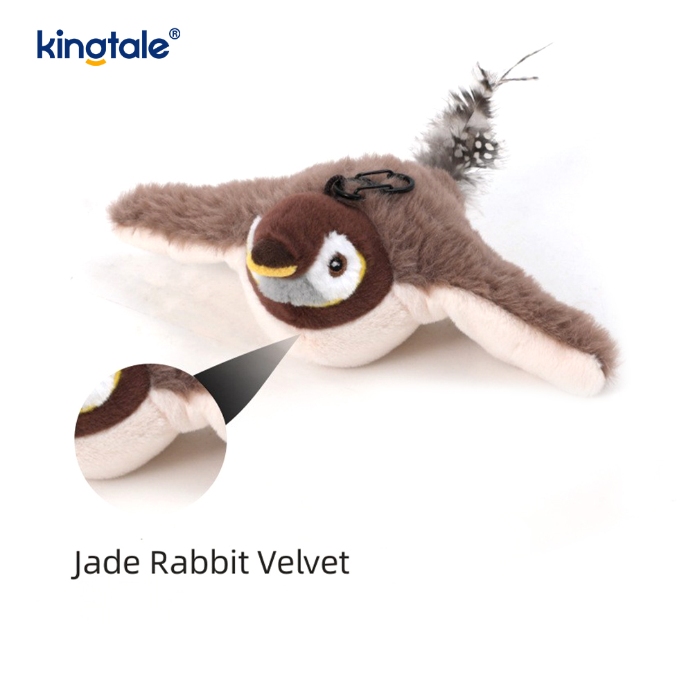Simuloitu Sparrow Pet Pehmolelu kaikille roduille Cat Kicker Catnip Lelut Sparrow