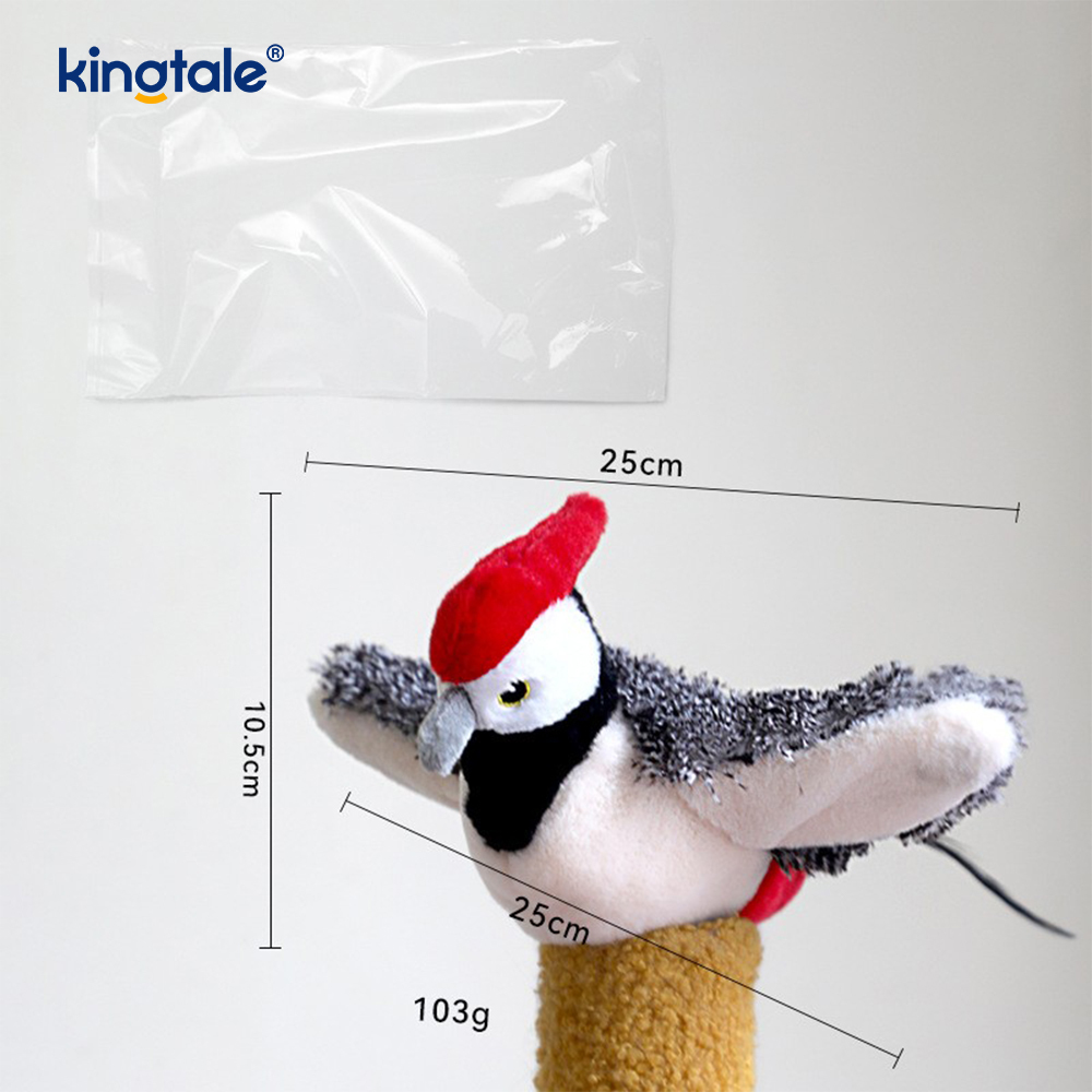Simuloitu Sparrow Pet Pehmolelu kaikille roduille Cat Kicker Catnip Lelut Sparrow