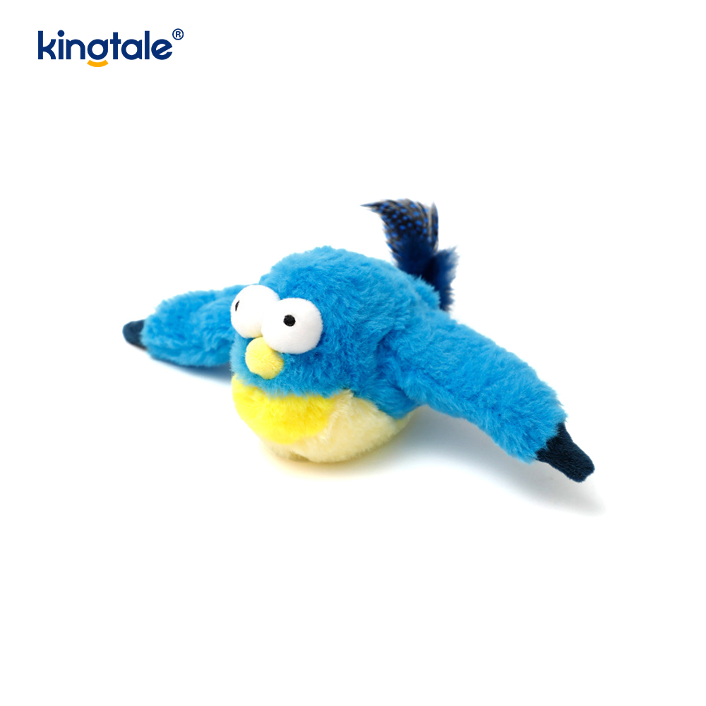 Simuloitu Sparrow Pet Pehmolelu kaikille roduille Cat Kicker Catnip Lelut Sparrow