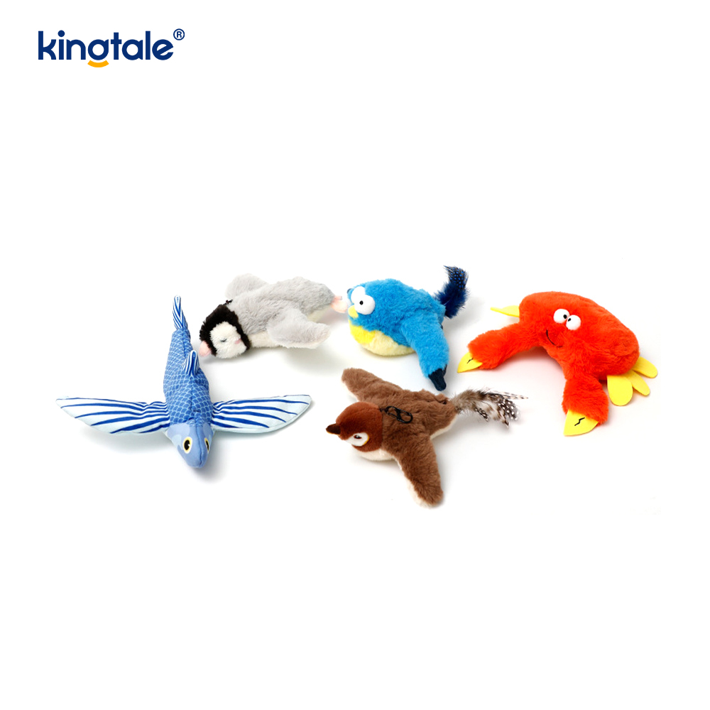 Simuloitu Sparrow Pet Pehmolelu kaikille roduille Cat Kicker Catnip Lelut Sparrow