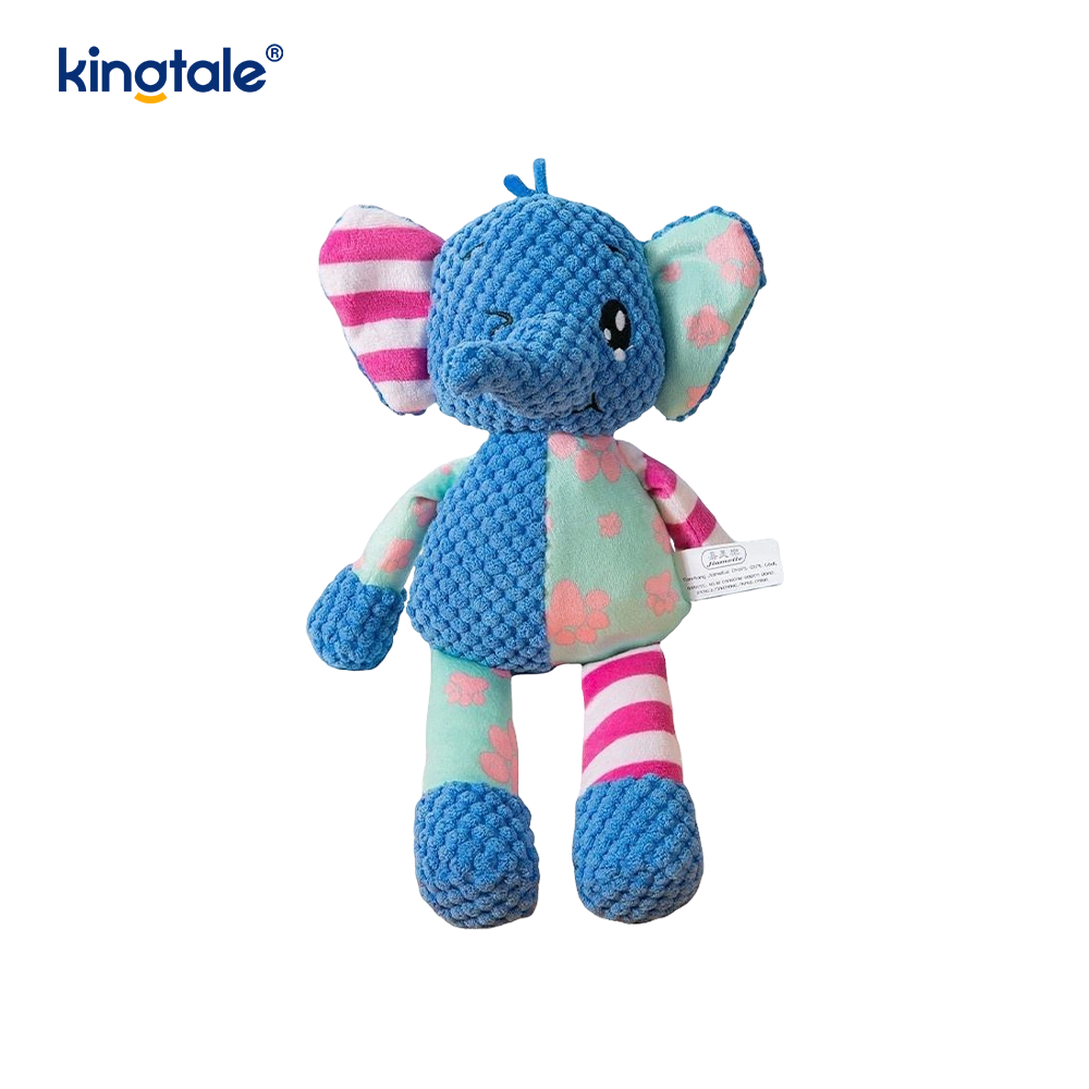 Blue Elephant pehmeä pehmolelu konepestävällä sinisellä kankaalla
