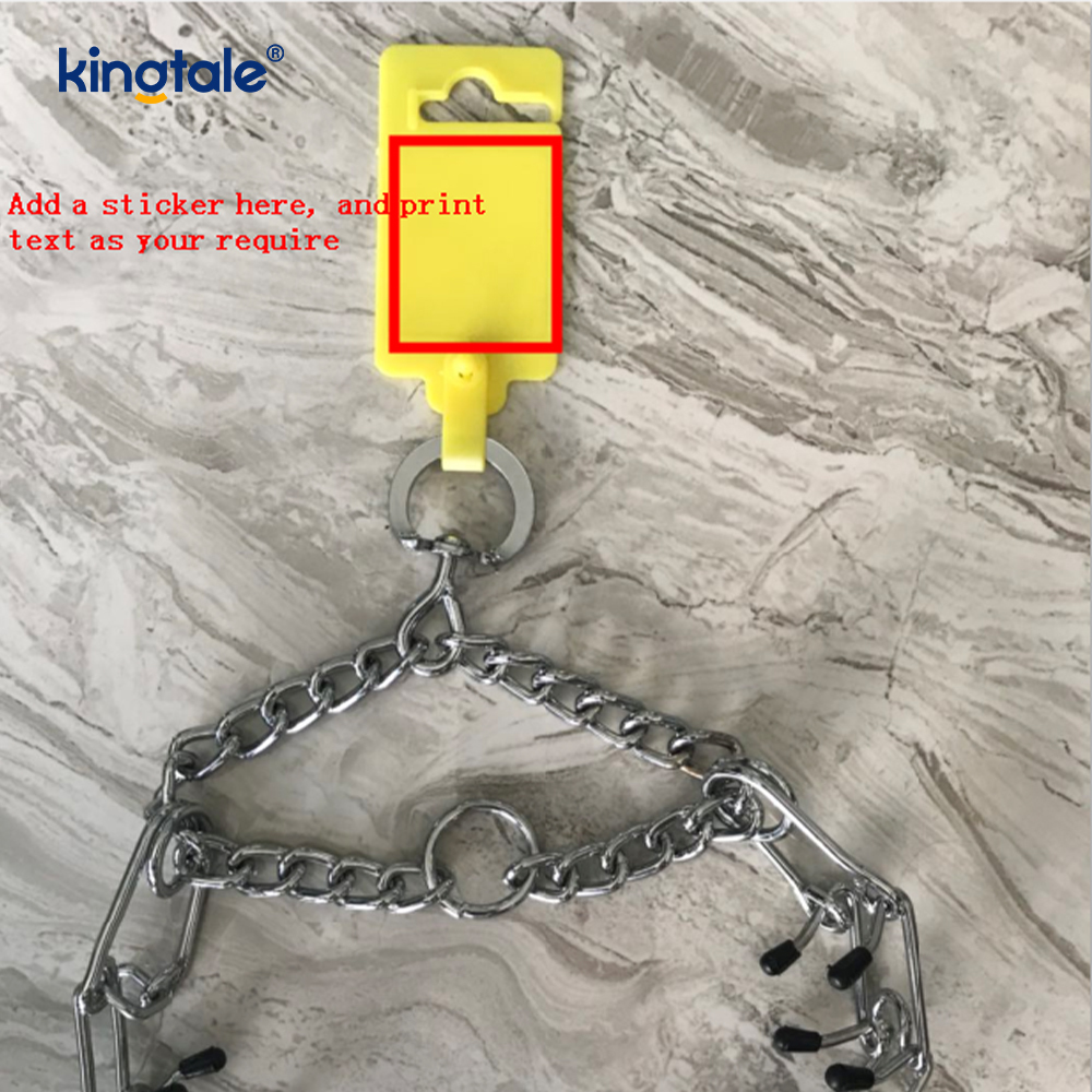 Pet Pinch Choke -pannat Hiiliteräksinen metallipiikki koiran koulutuspanta
