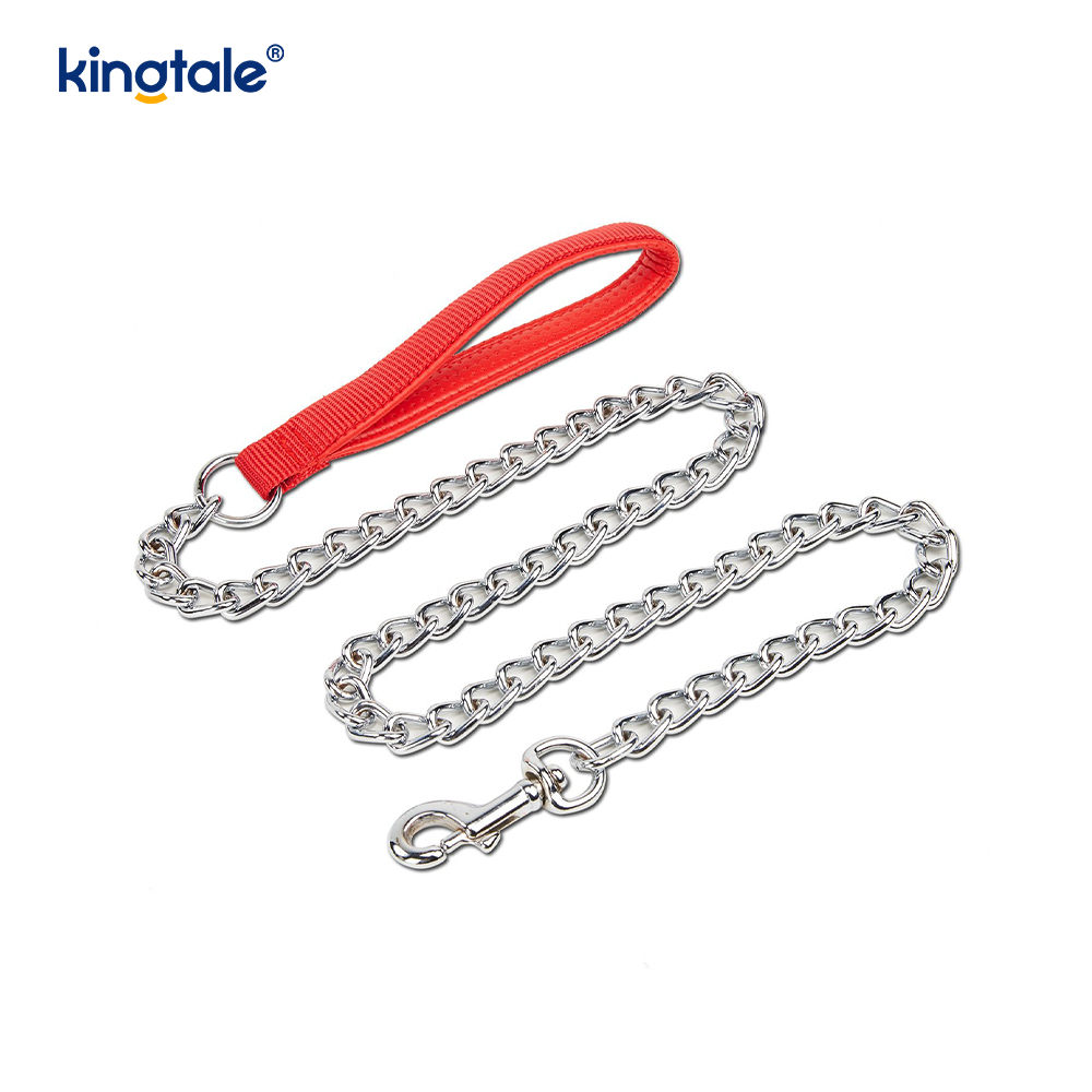Räätälöity metalli Heavy Duty -koiranketjuketju vaahtomuovikahvalla koirille