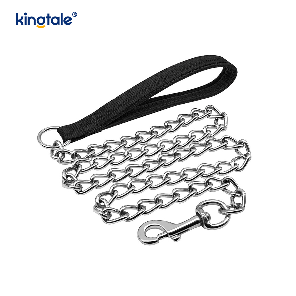 Räätälöity metalli Heavy Duty -koiranketjuketju vaahtomuovikahvalla koirille