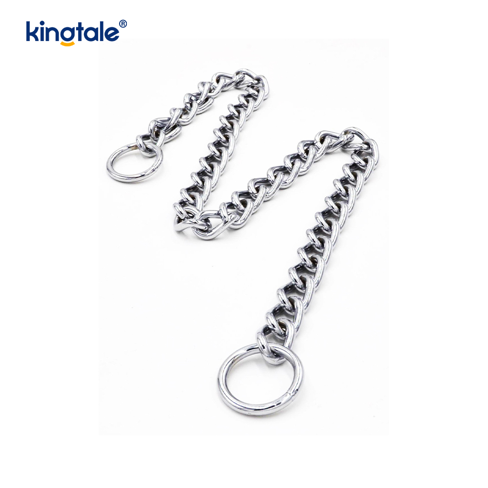 Metalliharjoituskoiran Choke Collar Slip P -ketju Raskas ketju koirille