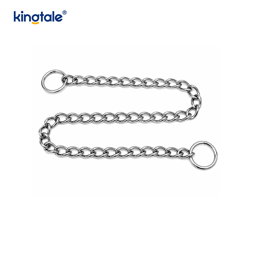 Metalliharjoituskoiran Choke Collar Slip P -ketju Raskas ketju koirille
