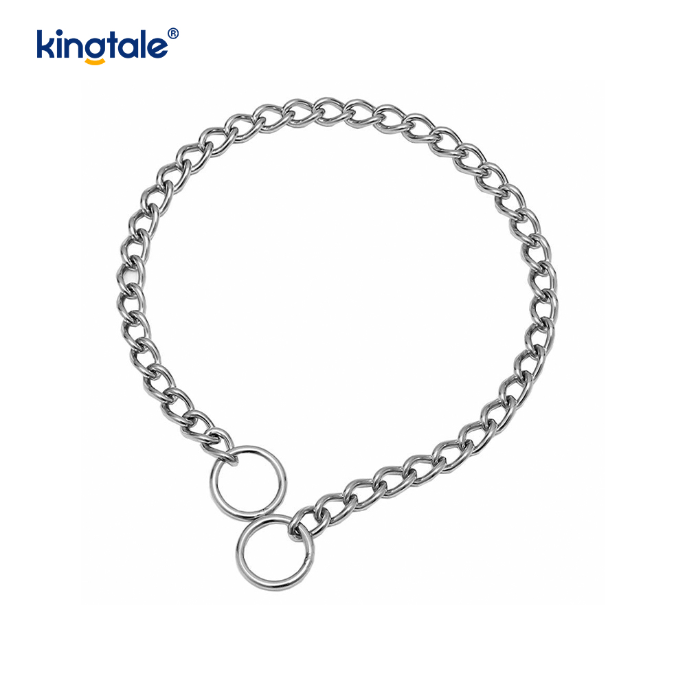 Metalliharjoituskoiran Choke Collar Slip P -ketju Raskas ketju koirille