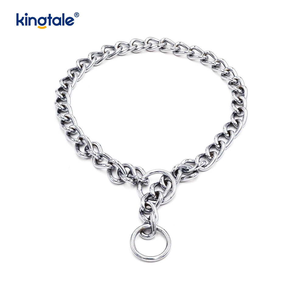 Metalliharjoituskoiran Choke Collar Slip P -ketju Raskas ketju koirille