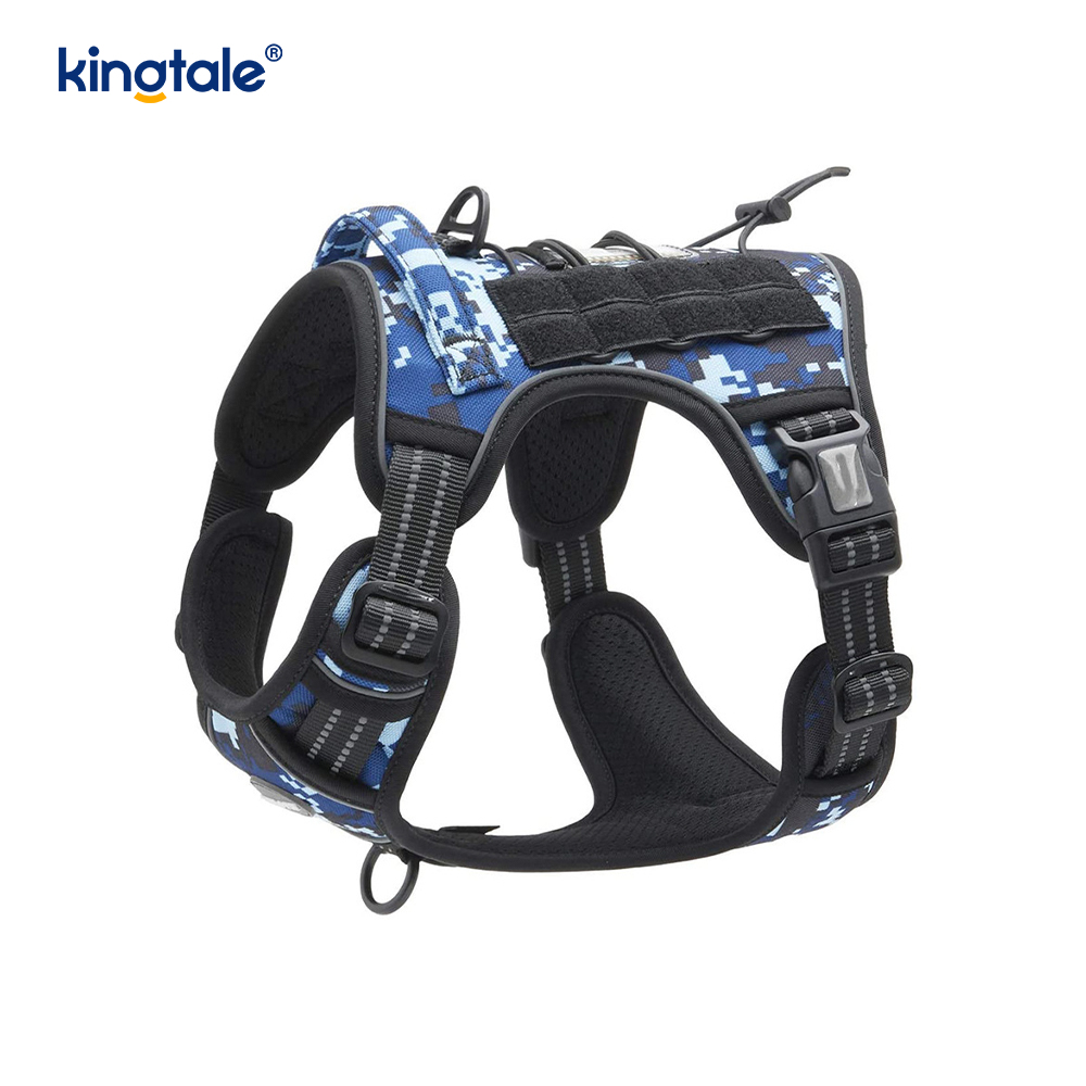 Solid No Pull Nylon Heavy Duty Dog Belt -liivi harjoitusvaljaat Rinta