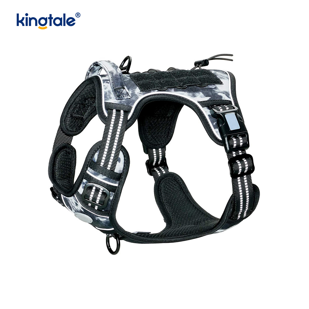 Solid No Pull Nylon Heavy Duty Dog Belt -liivi harjoitusvaljaat Rinta
