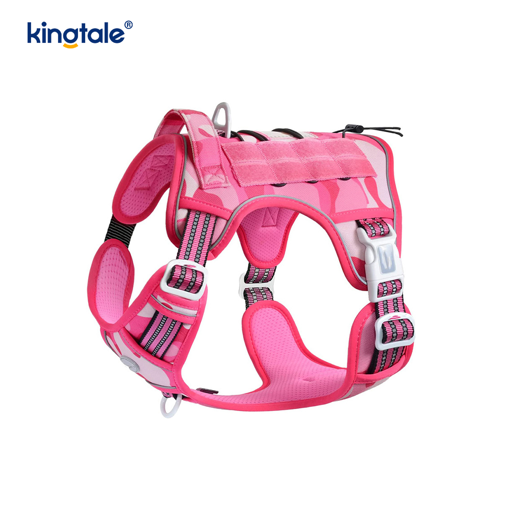 Solid No Pull Nylon Heavy Duty Dog Belt -liivi harjoitusvaljaat Rinta