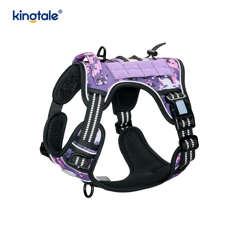 Solid No Pull Nylon Heavy Duty Dog Belt -liivi harjoitusvaljaat Rinta