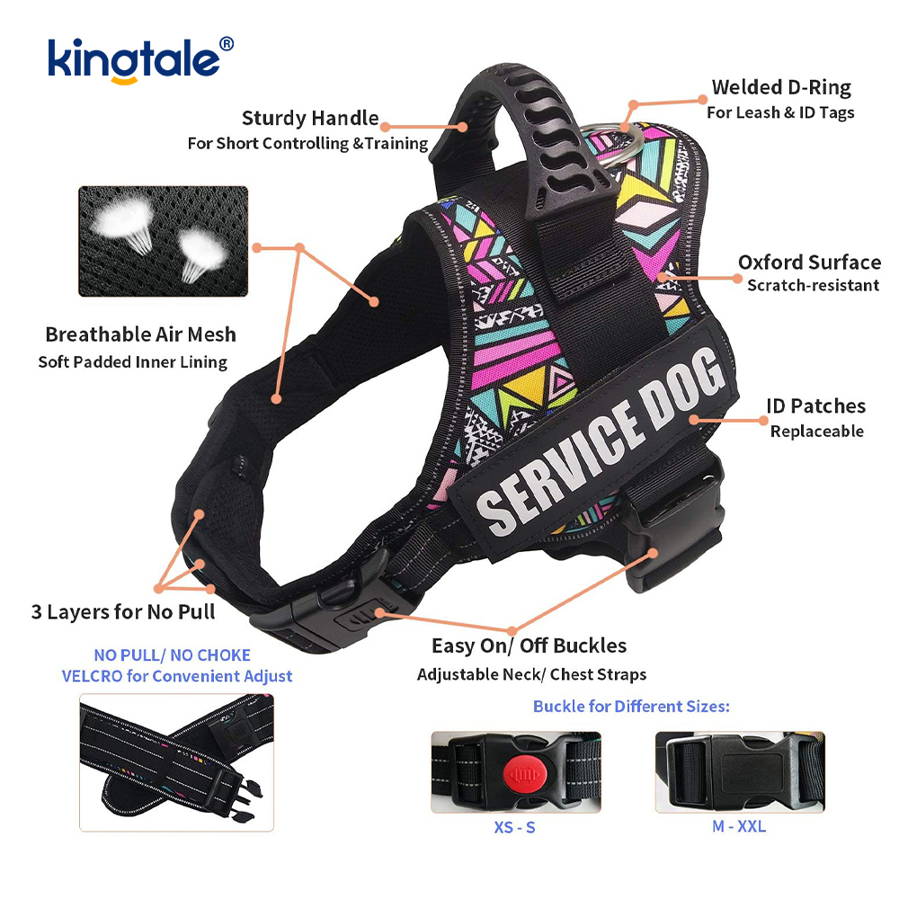 No Pull Heijastava Designer koiravaljaat Kiinteä nylon köysi koiran talutushihna