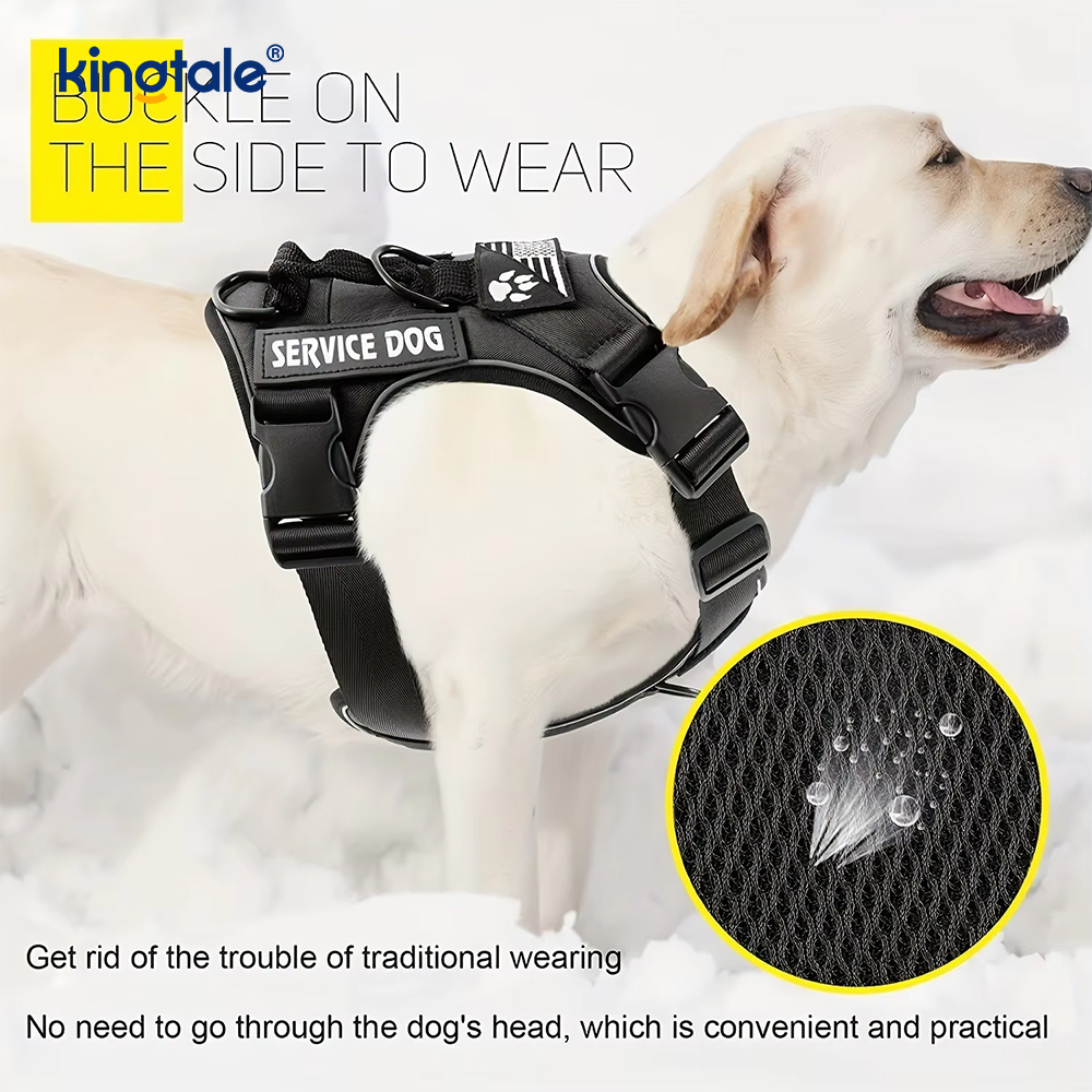No-Pull Heijastavat Tactical Heavy Duty Tactical koiran valjaat suurille koirille