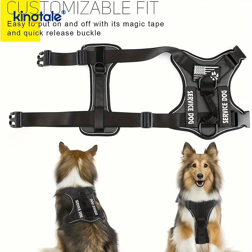 No-Pull Heijastavat Tactical Heavy Duty Tactical koiran valjaat suurille koirille