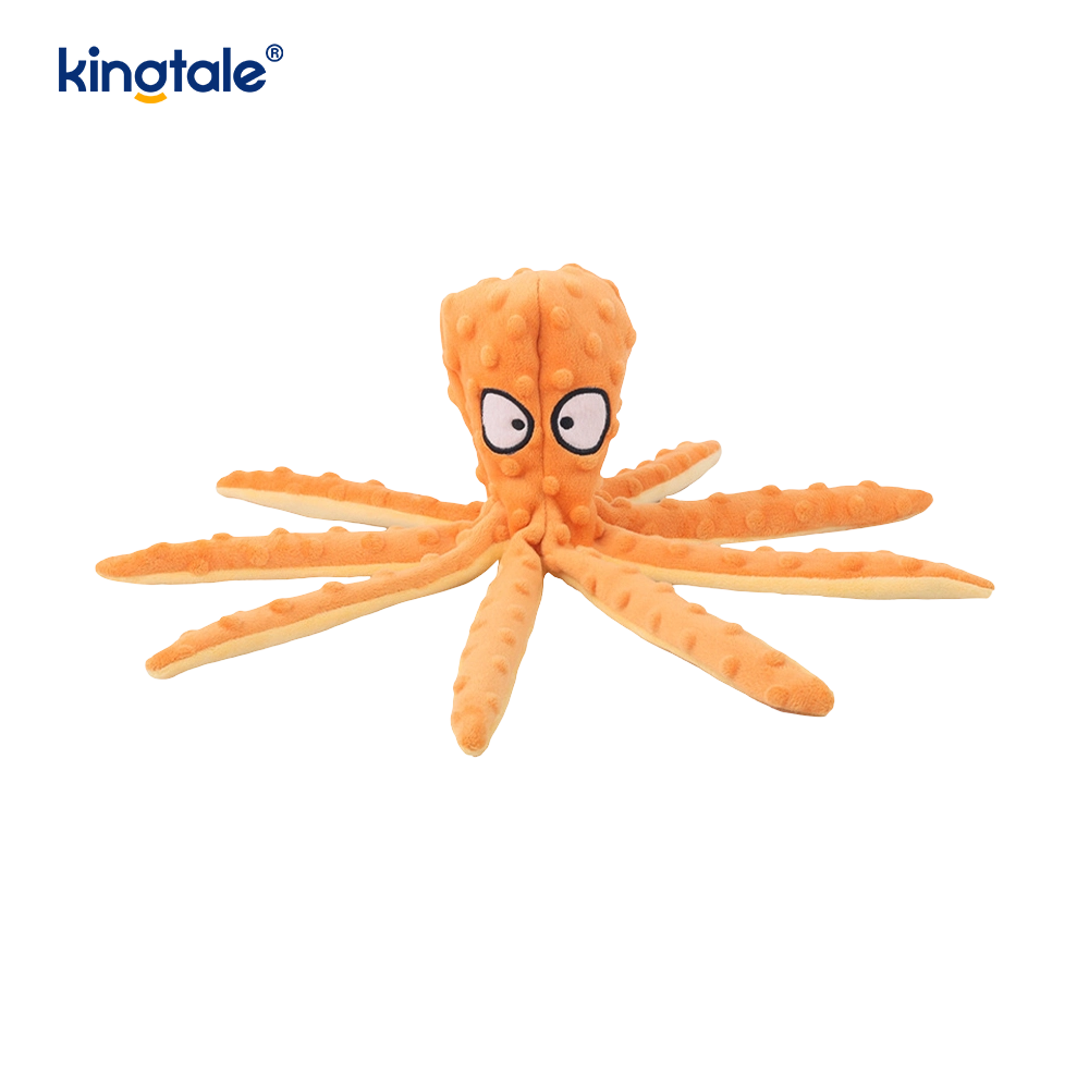 Interaktiivinen, kestävä, vinkuva Octopus-Shell-pehmolelu