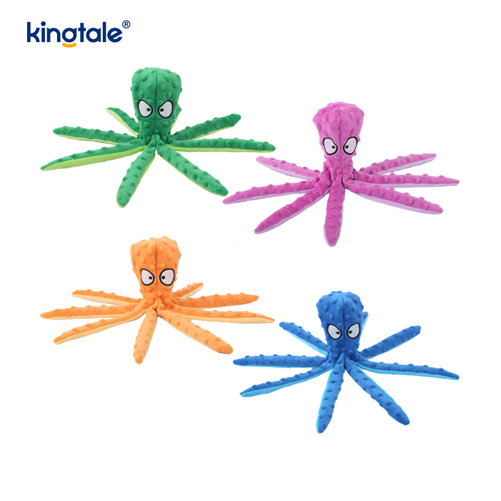 Interaktiivinen, kestävä, vinkuva Octopus-Shell-pehmolelu