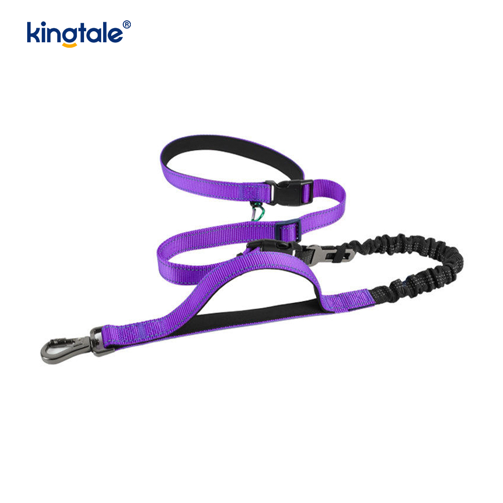 Heijastavat Crossbody Hands Free Koiran talutushihnat Lemmikkien kaulapannat