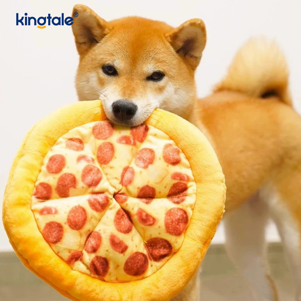 Hauskat vinkuvat purulelut lemmikeille – pizza ja munkki