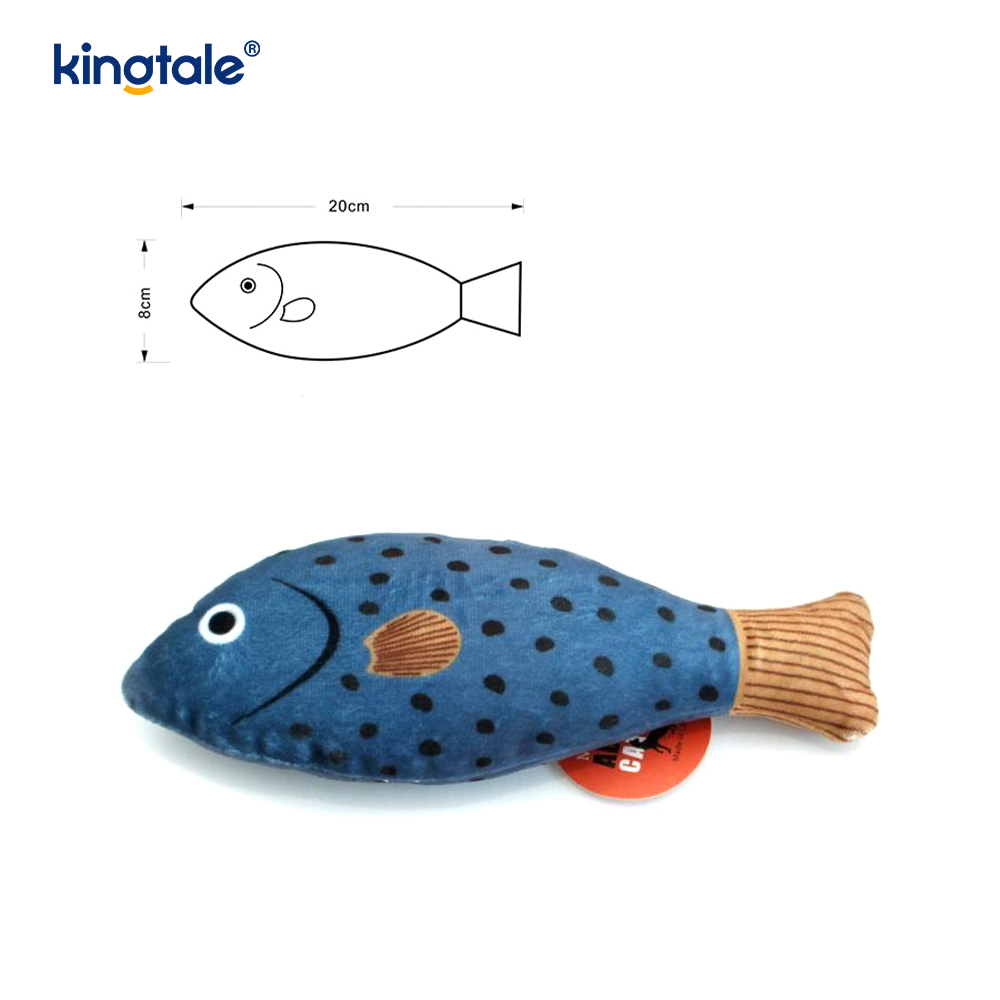 Kit ja kestävä kissanminttu kissanlelut hienolla realistisilla kaloilla