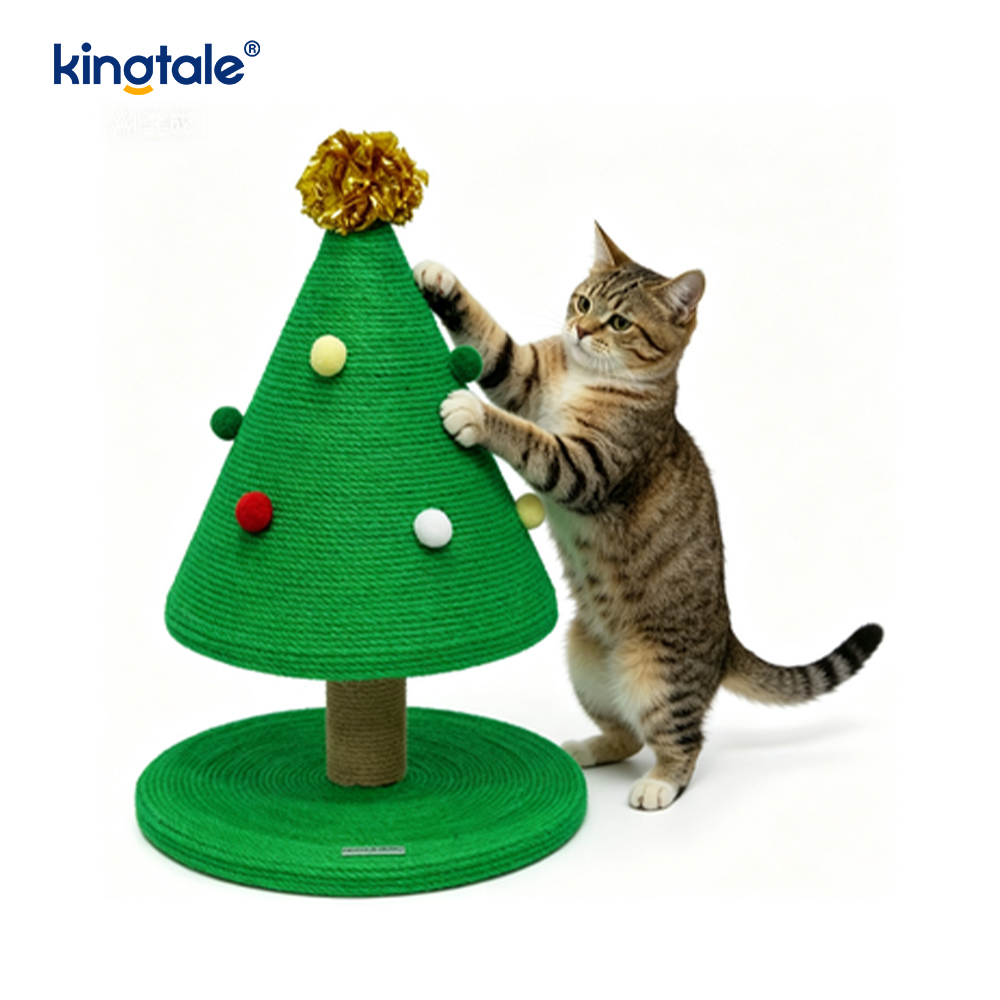 Joulusarja Custom Wear Resistant Cat Scratch Pillar Siege Tower -huoneisto