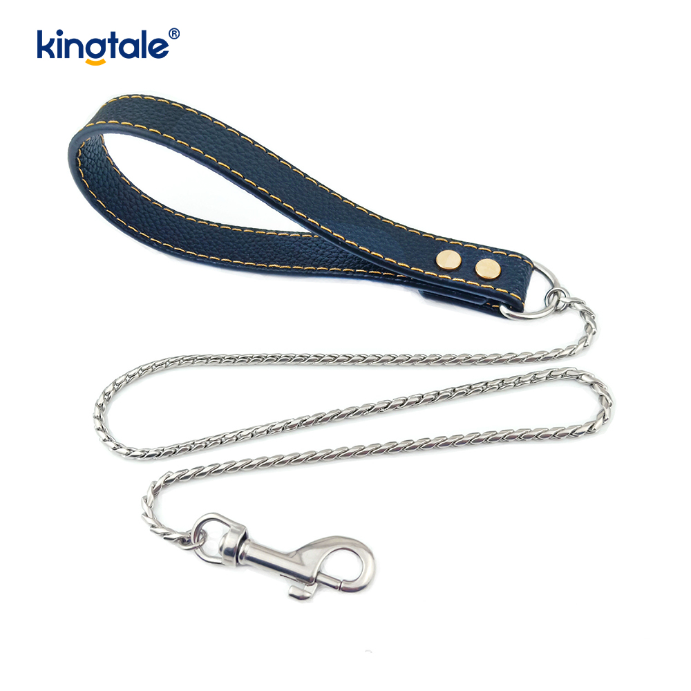 Heavy Duty Chain Dog talutushihna Metallinen monivärinen lemmikkikoiran ulkoilutusketju